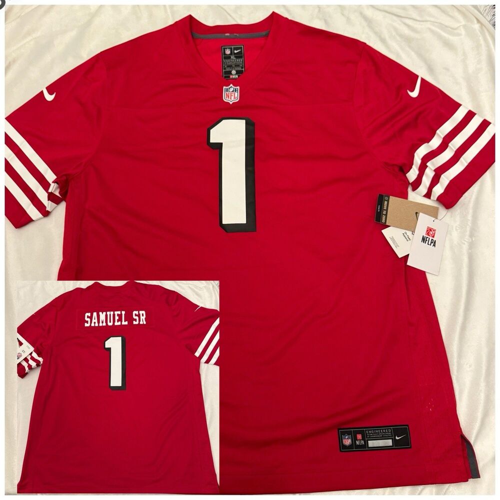 Nike San Francisco 49ers Deebo Samuel Sr Scarlet Game Jersey